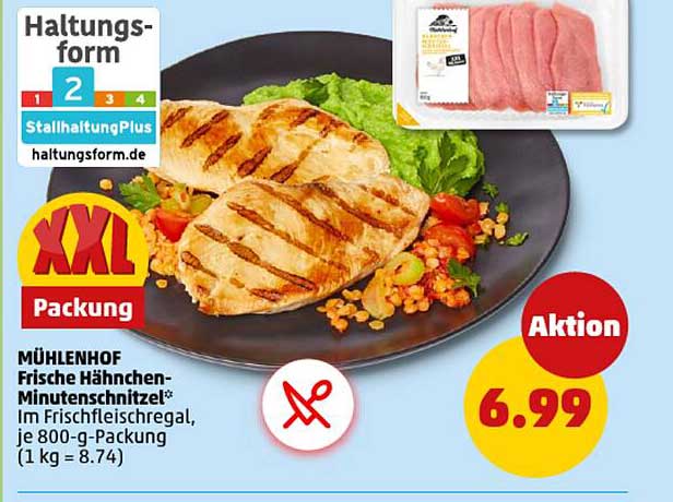 MÜHLENHOF Frische Hähnchen-Minutensteak