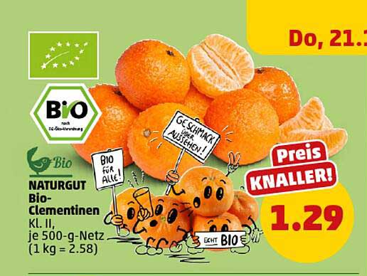 NATURGUT Bio-Clementinen