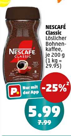 NESCAFÉ Classic Löslicher Bohnenkaffee