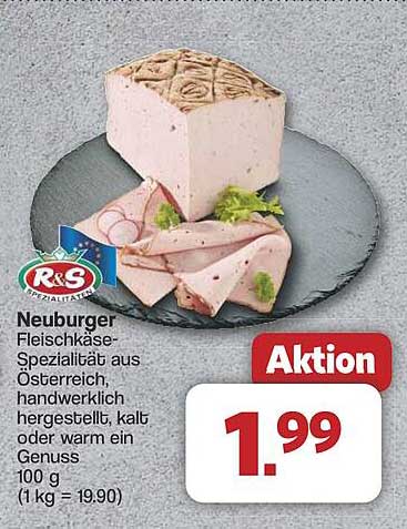 Neuburger Fleischkäse-Spezialität aus Österreich