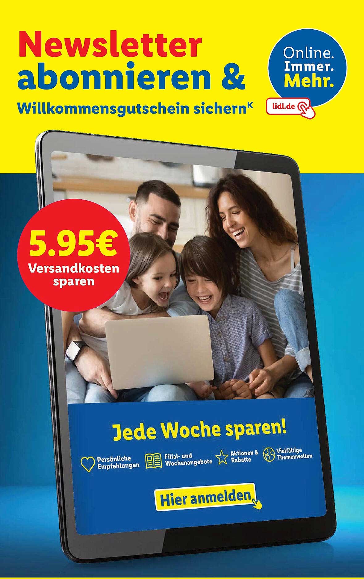 Newsletter abonnieren & Willkommensgutschein sichern