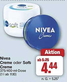 Nivea Creme oder Soft Creme