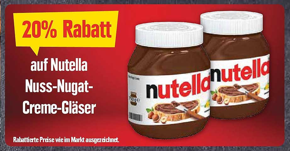 Nutella Nuss-Nugat-Creme-Gläser