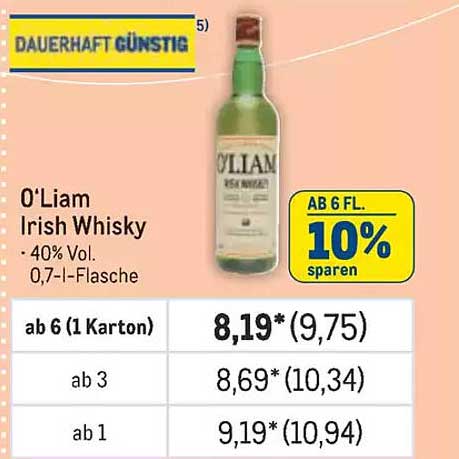 O' Liam Irish Whisky