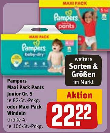 Pampers Maxi Pack Pants Junior Gr. 5