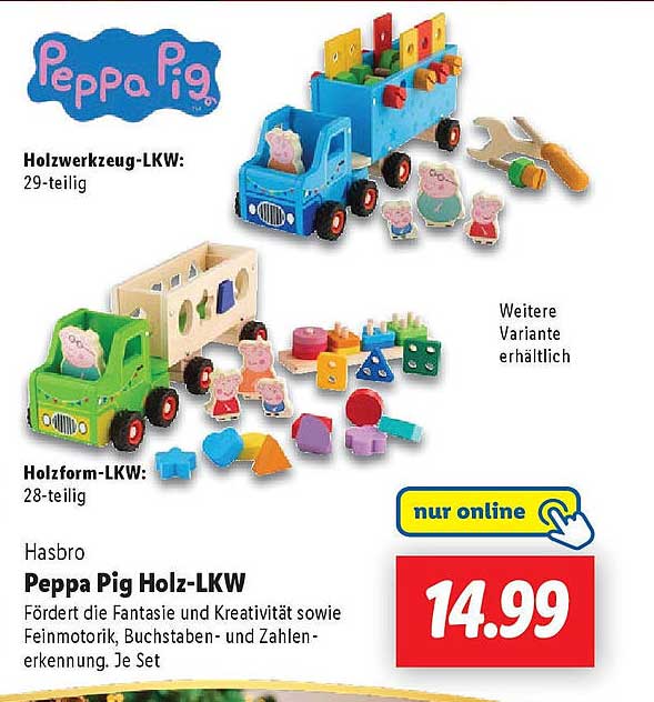 Peppa Pig Holz-LKW