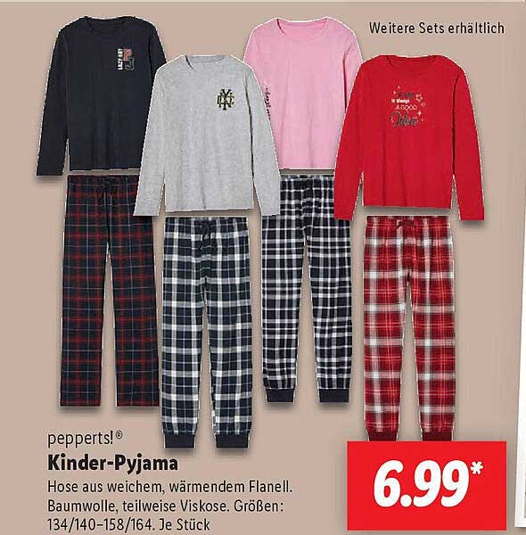 pepperts!® Kinder-Pyjama