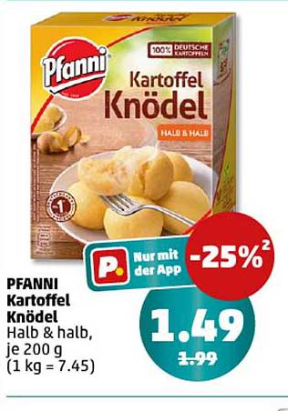 PFANNI Kartoffel Knödel