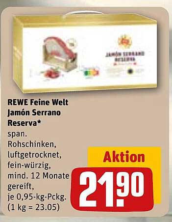 REWE Feine Welt Jamón Serrano Reserva*