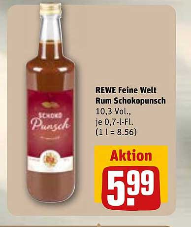 REWE Feine Welt Rum Schokopunsch