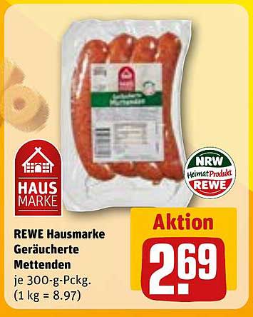 REWE Hausmarke Geräucherte Mettenden