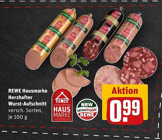 REWE Hausmarke Herzhafter Wurst-Aufschnitt