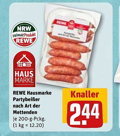 REWE Hausmarke Partybeißer nach Art der Mettenden