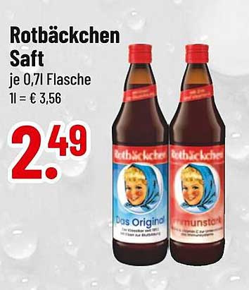 Rotbäckchen Saft