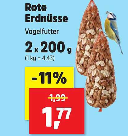 Rote Erdnüsse