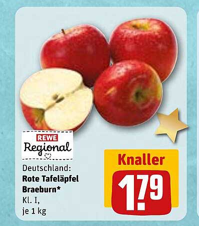 Rote Tafeläpfel Braeburn*