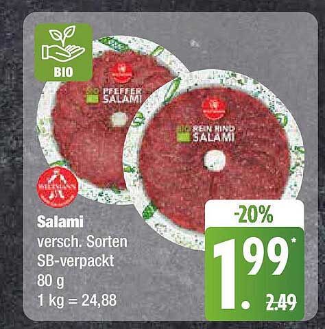 Salami versch. Sorten SB-verpackt