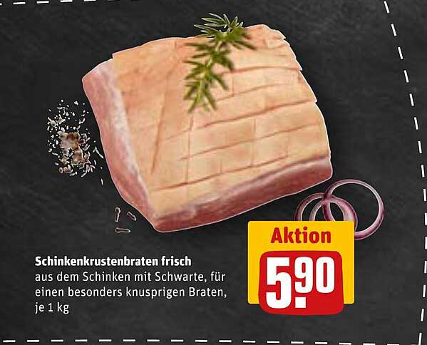 Schinkenkrustenbraten frisch