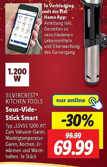 SILVERCREST® KITCHEN TOOLS Sous-Vide-Stick Smart