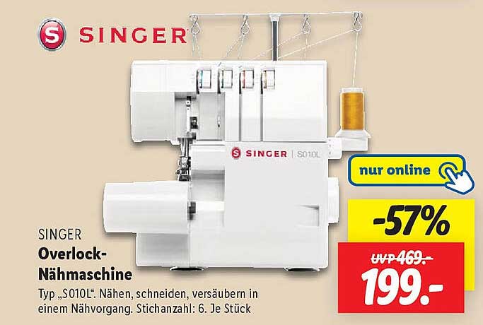 SINGER Overlock-Nähmaschine