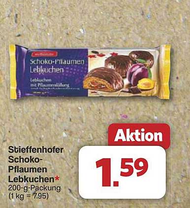 Stieffenhofer Schoko-Pflaumen Lebkuchen