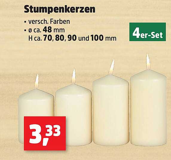 Stumpenkerzen