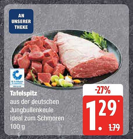 Tafelspitz aus der deutschen Jungbullenkeule ideal zum Schmoren