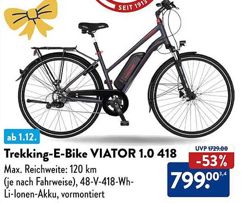 Trekking-E-Bike VIATOR 1.0 418