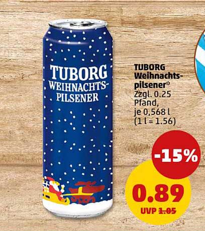 TUBORG Weihnachts-pilsener