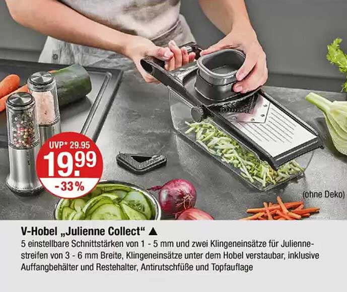 V-Hobel „Julienne Collect“