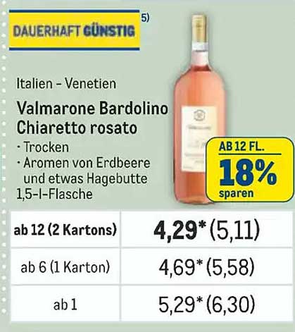 Valmarone Bardolino Chiaretto rosato