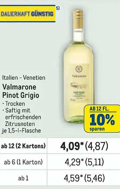 Valmarone Pinot Grigio