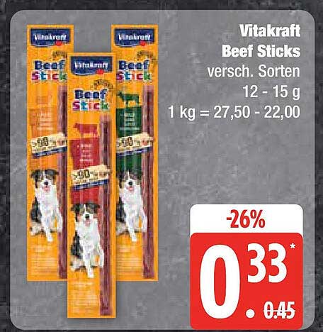 Vitakraft Beef Sticks