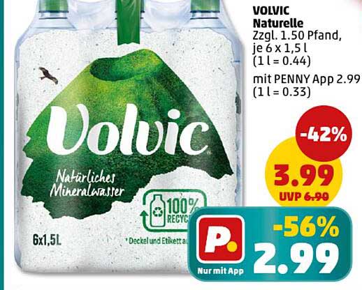 Volvic Natürliche Mineralwasser