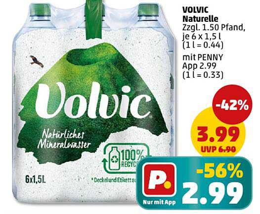 VOLVIC Natürliche Mineralwasser