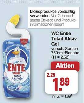 WC Ente Total Aktiv Gel