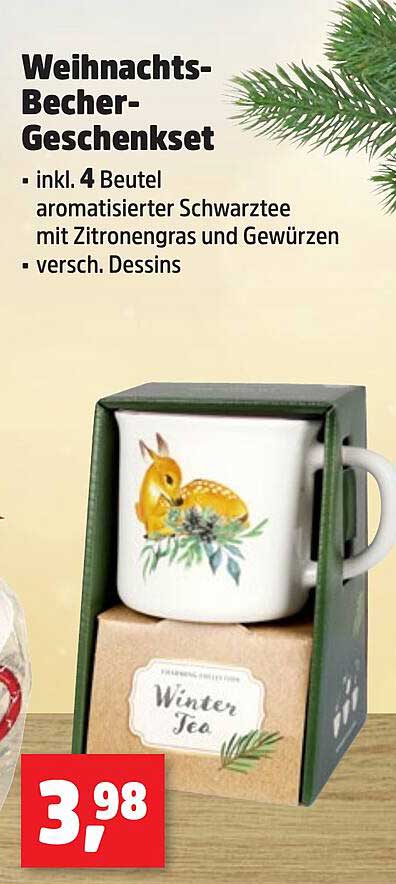 Weihnachts-Becher-Geschenkset