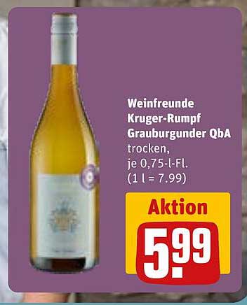 Weinfreunde Kruger-Rumpf Grauburgunder QbA trocken