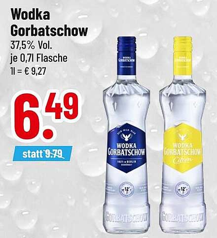 Wodka Gorbatchow