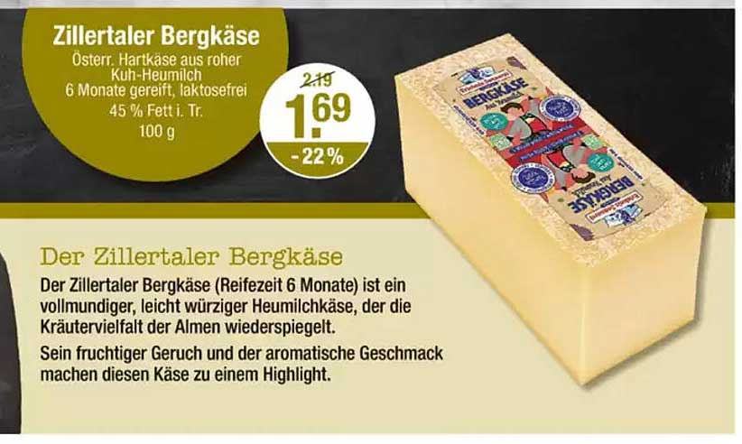 Zillertaler Bergkäse