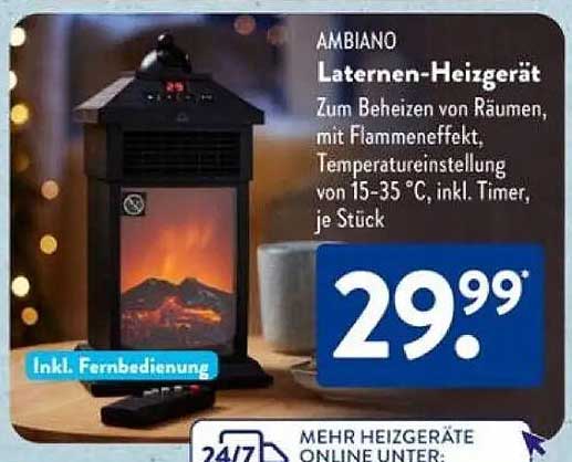 AMBIANO Laternen-Heizgerät