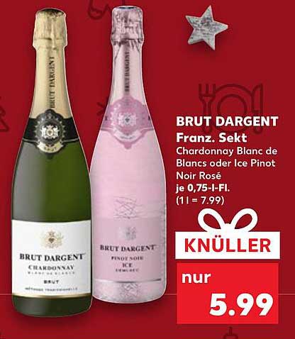 BRUT DARGENT Franz. Sekt