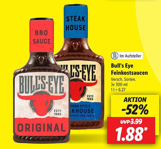 Bull's Eye Feinkostsaucen