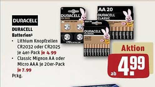 DURACELL Batterien