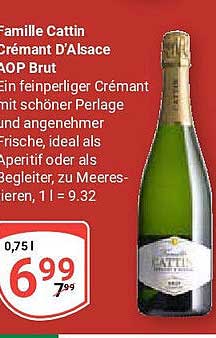 Famille Cattin Crémant D'Alsace AOP Brut