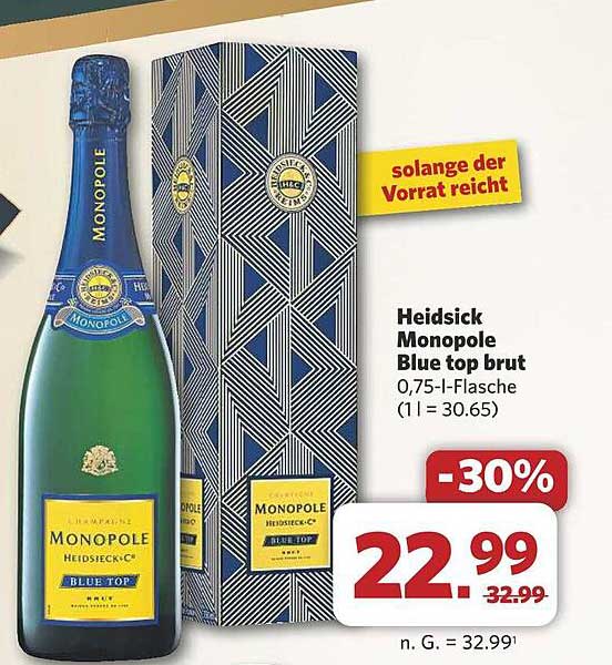 Heidsieck Monopole Blue top brut