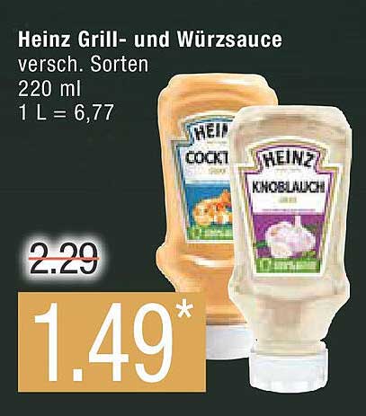 Heinz Grill- und Würzsauce