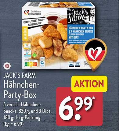 JACK'S FARM Hähnchen-Party-Box