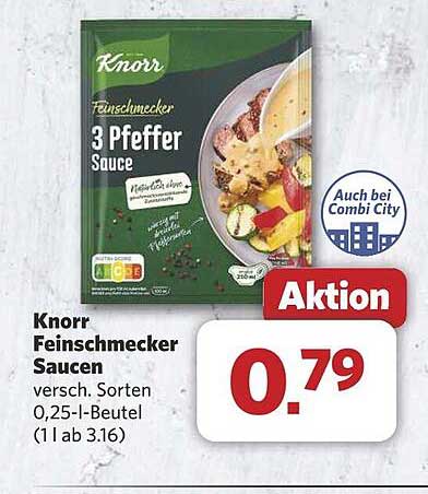 Knorr Feinschmecker 3 Pfeffer Sauce