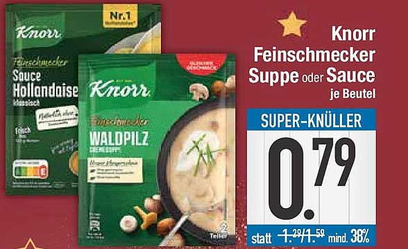 Knorr Feinschmecker Suppe oder Sauce je Beutel